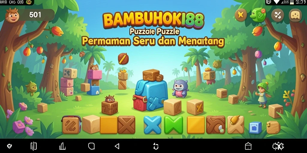 Tampilan gameplay menarik dari BAMBUHOKI88 saat menyelesaikan puzzle.