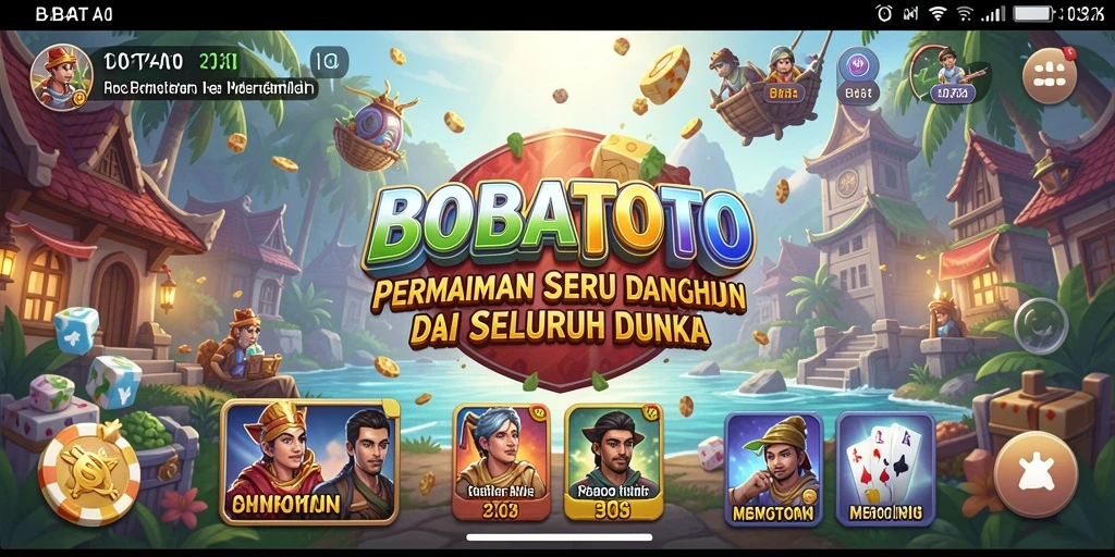 Gameplay seru BOBATOTO yang penuh tantangan dan keseruan.