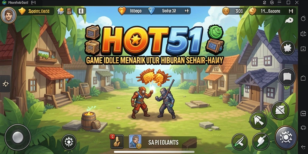 Gameplay HOT51 yang menarik dengan elemen Idle yang adiktif.