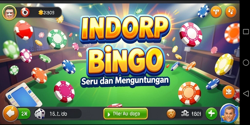 Tampilan seru gameplay Bingo INDORP dengan fitur menarik.