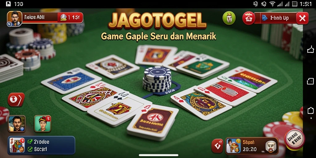 Tampilan gameplay seru JAGOTOGEL dengan pemain yang antusias.