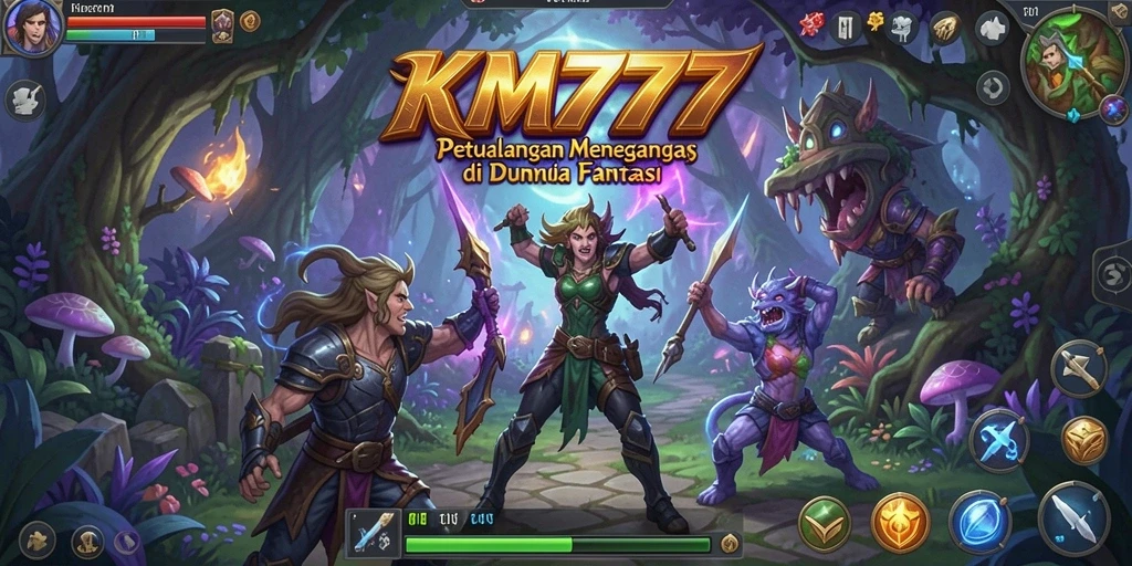 Tampilan gameplay KM777 yang mendebarkan dan penuh petualangan.
