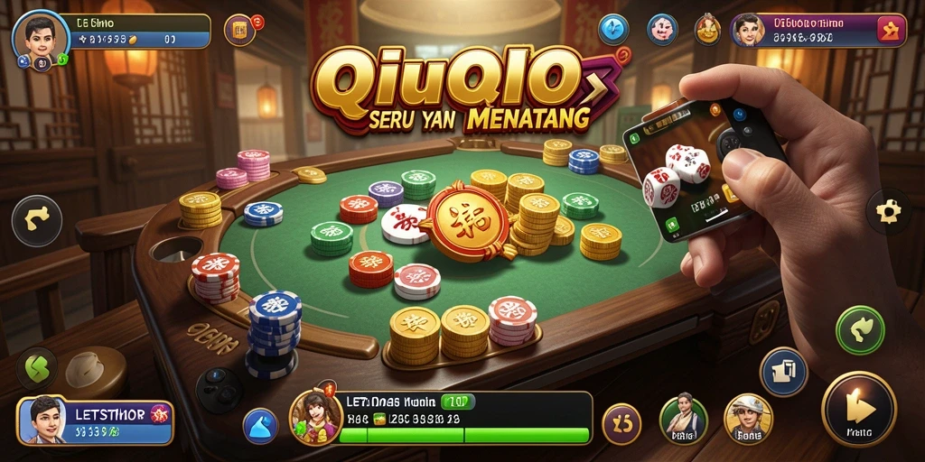 Screenshot utama LETSTHOR yang menunjukkan keseruan bermain QiuQiu.