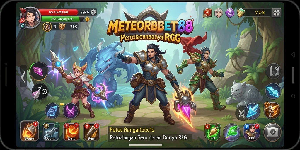 Tampilan gameplay seru dan mendebarkan di dunia <strong>METEORBET88</strong>.