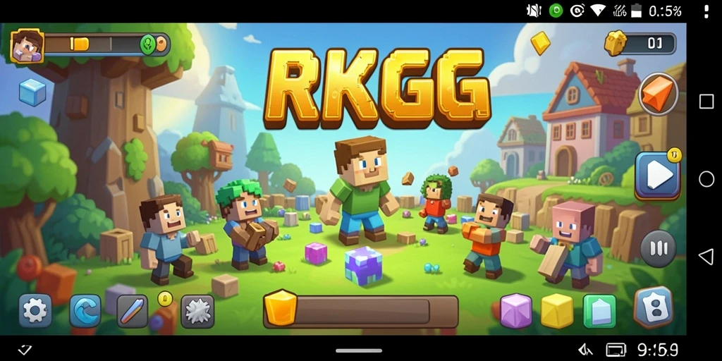 Tampilan gameplay RKGG yang menampilkan level menyenangkan dalam Puzzle.