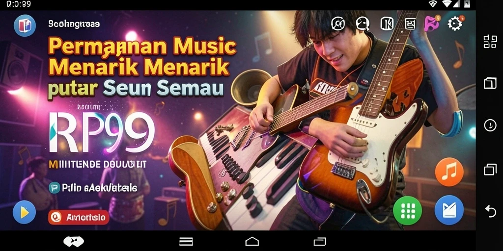 Gameplay seru di RP99 dengan berbagai pilihan lagu.
