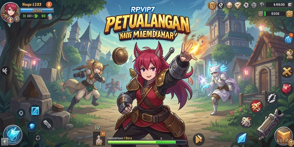 Tampilan gameplay RPVIP7 yang memukau dan penuh aksi.
