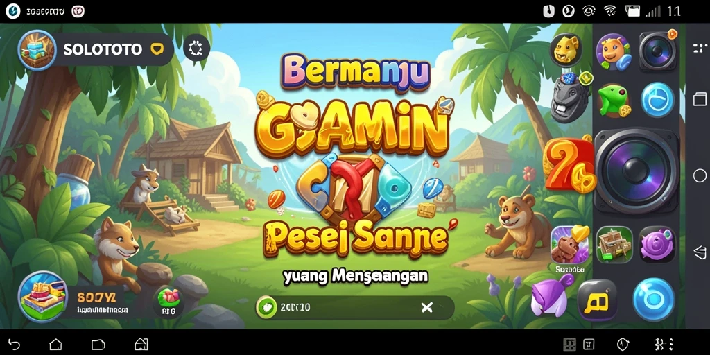 Tampilan utama SOLOTOTO yang menampilkan keseruan gameplay Casual.
