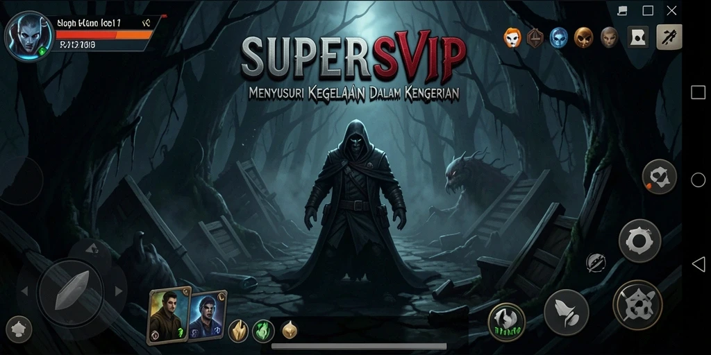 Tangkapan layar gameplay yang menakutkan dan penuh ketegangan.