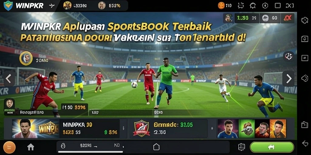 Tampilan screenshot game WINPKR menunjukkan pengalaman taruhan olahraga yang seru.